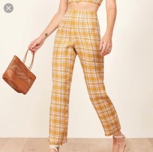 Reformation Noble pants in cher